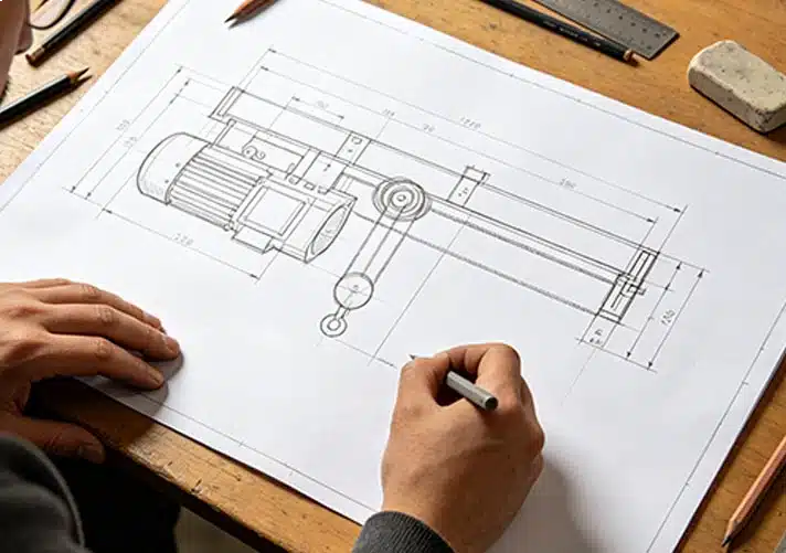 Wire Rope Electric Hoist design