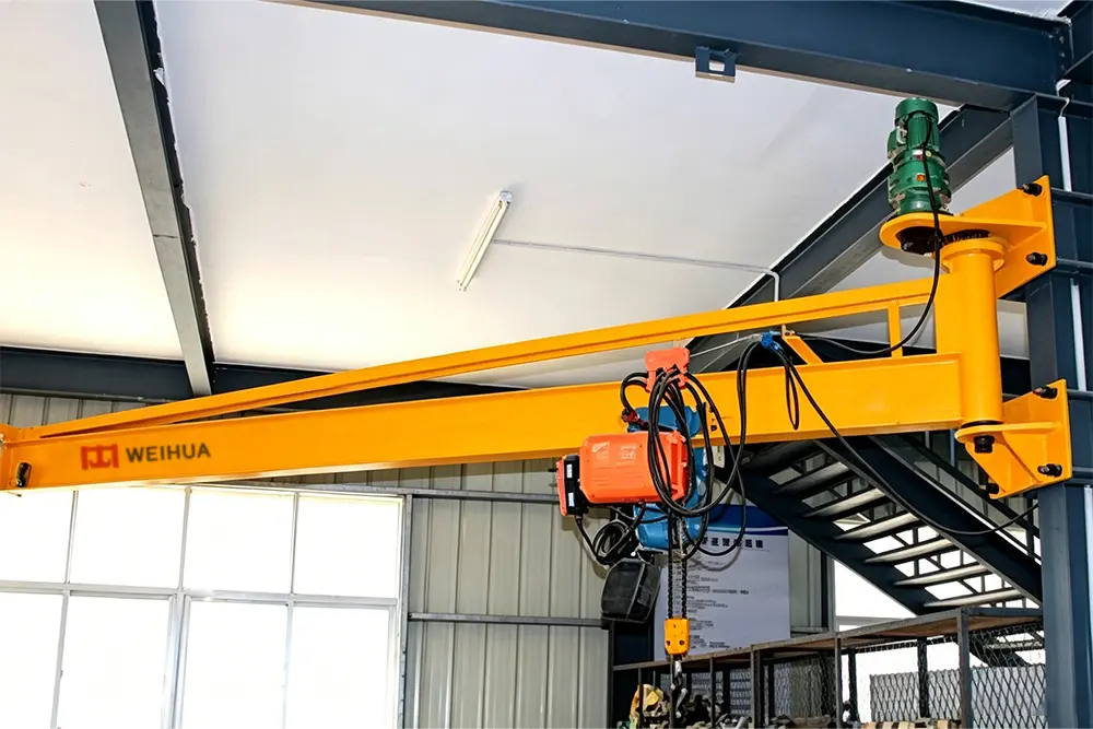 Case Study | 5-Ton Pillar Jib Crane for Automotive Welding Workshop in Kazakhstan