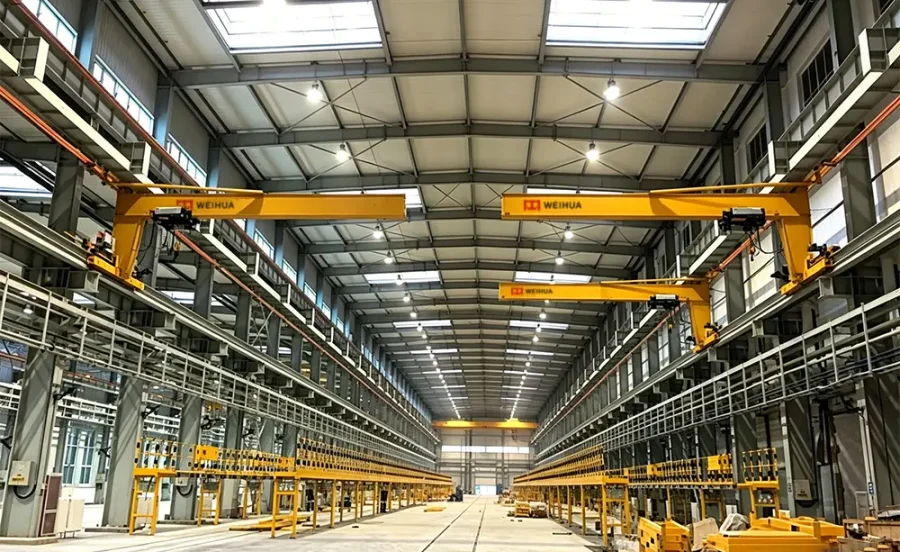 Case Study | Wall-Mounted Jib Crane for Precision Machining Workshop in Malaysia
