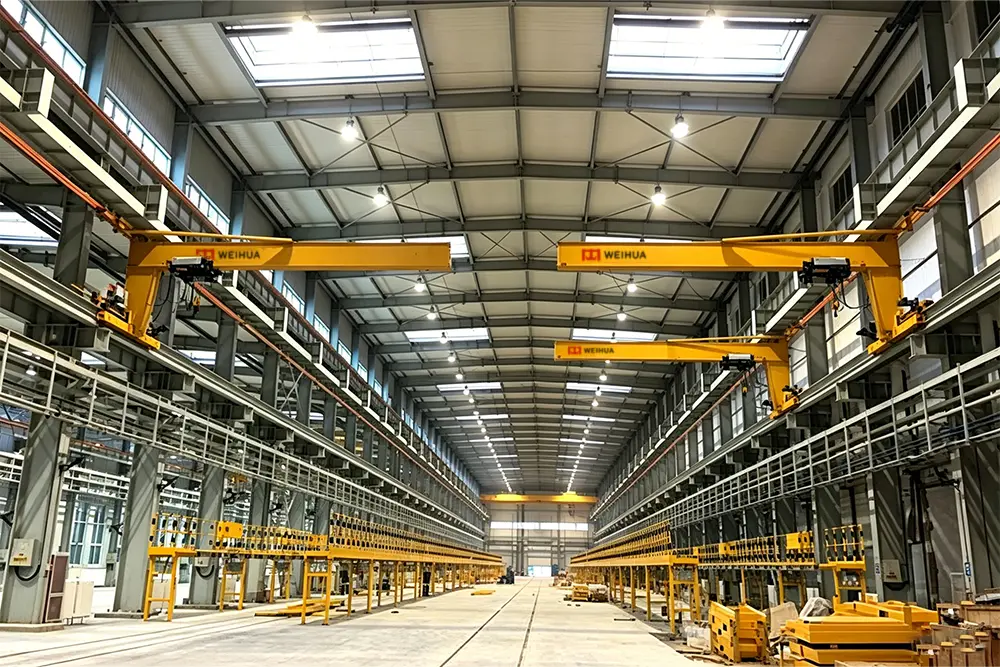 Case Study | Wall-Mounted Jib Crane for Precision Machining Workshop in Malaysia