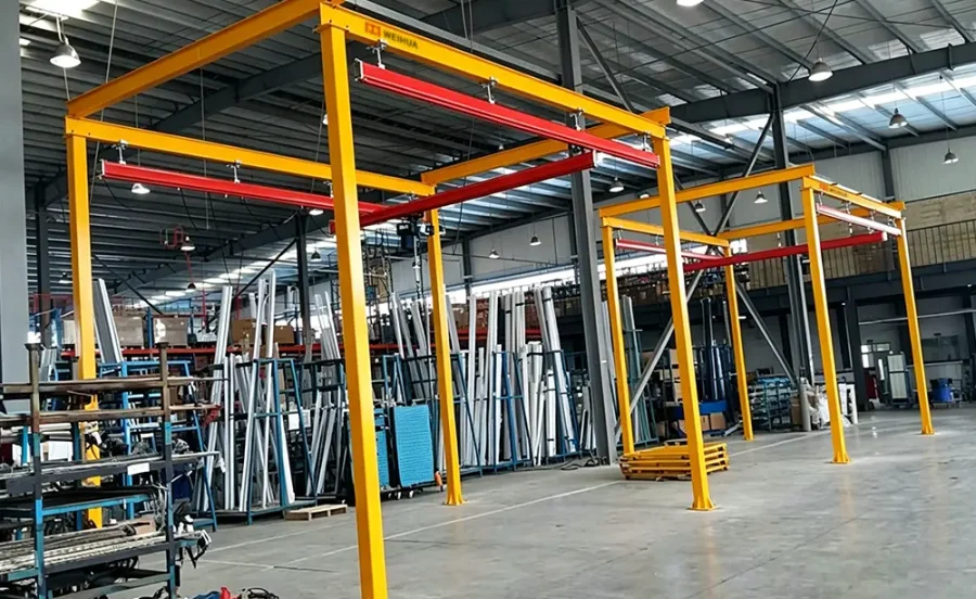 Case Study | KBK Flexible Crane System for Heavy Machinery Assembly Line in Kazakhstan