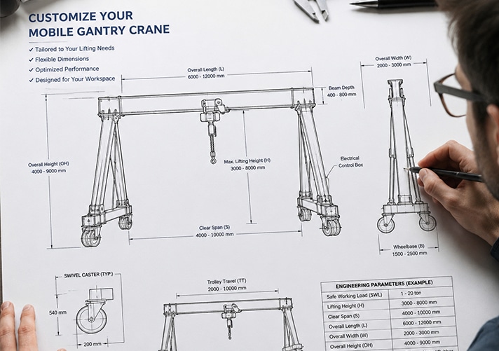 MOBILE GANTRY CRANE