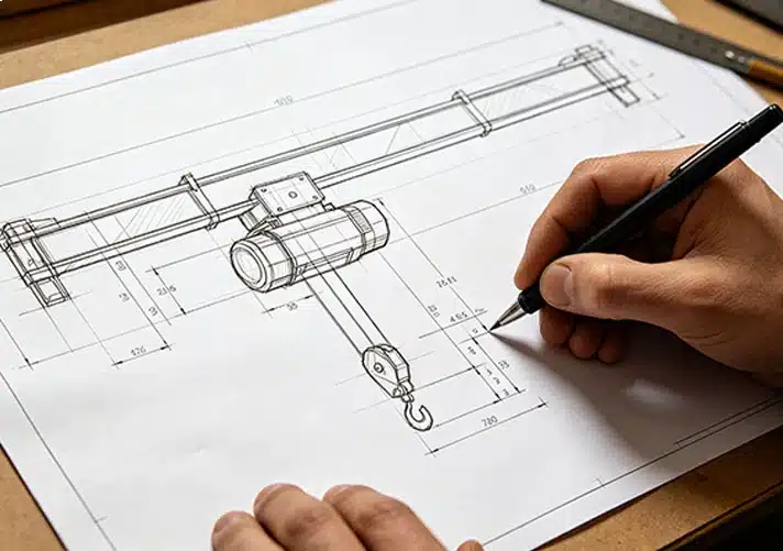 Electric KBK Crane customization