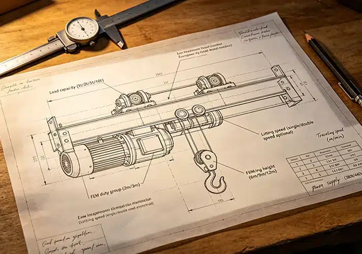 European Type Electric Hoist customization
