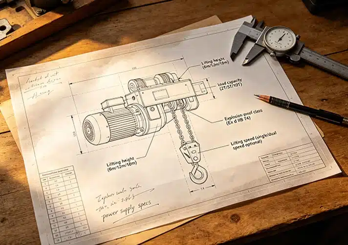 Explosion Proof Hoist customization