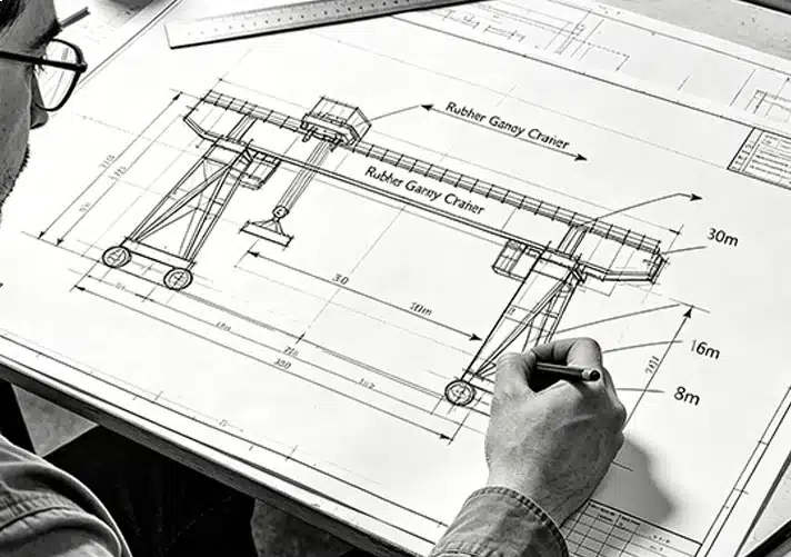 Rubber Gantry Crane customization