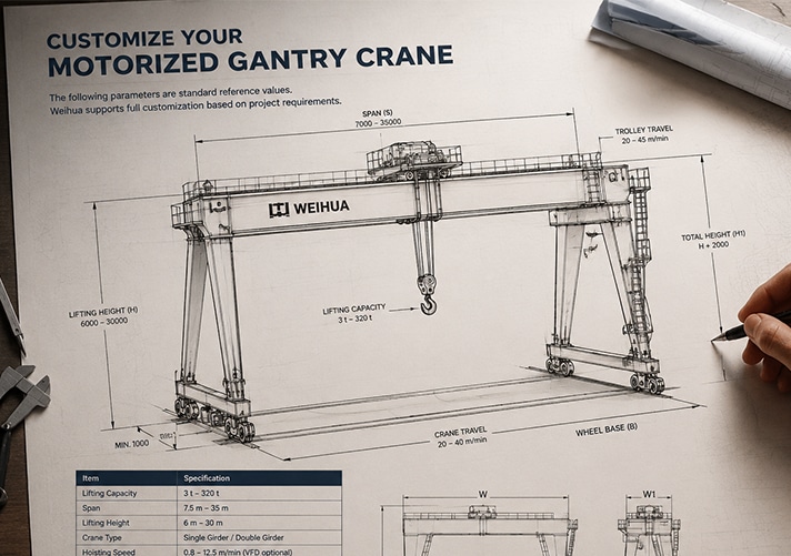 Motorized Gantry Crane dingzhi