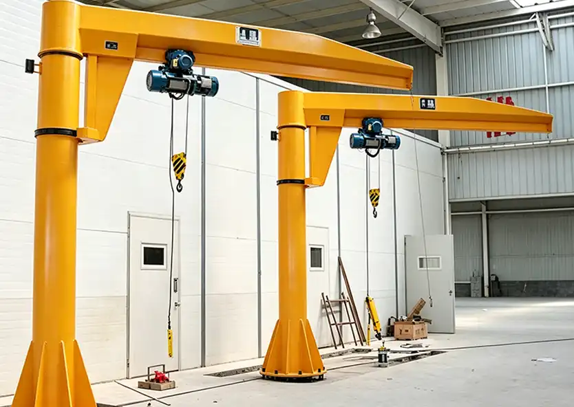 Single-Arm Crane Improves Precision Lifting Performance for Workshop Operations