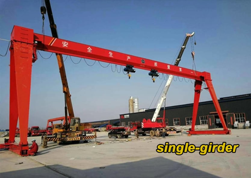 Real Single-Girder Gantry Crane Photos